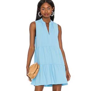 Amanda Uprichard Rylee Dress in Pacific Blue, Small